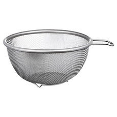 日本SP SAUCE不銹鋼附手柄瀝水籃, 銀色, 1個