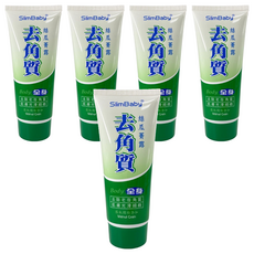 SlimBaby 絲瓜菁露全身去角質 肌膚光滑細緻 核桃顆粒添加, 200ml, 5條