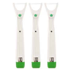 加寬牙線 Easy Floss 綠色細線 S + Case WD861-C, 3組