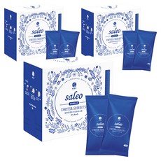 살래오 건조기 드라이시트 섬유유연제 플로럴머스크 본품, 3개, 40개입