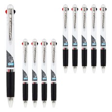 Uni 三菱 JETSTREAM 3色原子筆 0.5mm SXE3-404-05, 白色, 10個