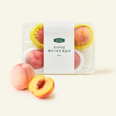 온브릭스 프리미엄 황도아삭 복숭아 혼합팩 4개입, 1.2kg, 1개