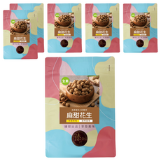 臻御行 麻甜花生, 6個, 300g