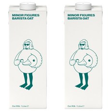 Minor Figures 小人物燕麥奶 咖啡師精選, 1L, 2瓶