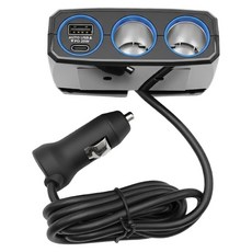 Kashimura 雙孔電源插座 + TYPE-C + USB, 1組, 4孔