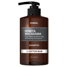 KUNDAL 昆黛爾 蜂蜜澳洲堅果天然洗髮乳 Cotton Blue, 500ml, 1瓶