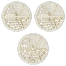 美甲珍珠石套組 KN-S2028, 混合顏色, 3個