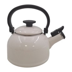 FUJIHORO 琺瑯笛音壺 CTN16WK 1.6L 白色, 1個