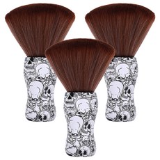 Mantool Kitz 刮鬍刀專用起泡刷 骷髏, 3個, 1入