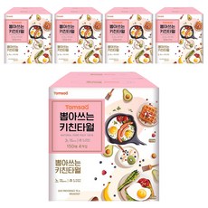 Tamsaa 抽取式廚房紙巾 150張 4盒, 5袋