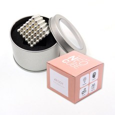ARTJOY NeoCube 5mm + 鐵盒 + 紙盒, 銀色