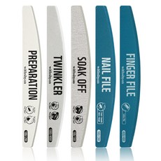 Withshan 半永久可水洗指甲銼套組 5 件, 混色, 1套