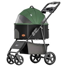 Bello Pets 車包分離款寵物手推車 SP02FD, 1個, 綠色