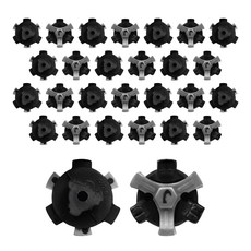 Finedew 高爾夫球鞋釘球桿鎖定型, 混合顏色, 28個