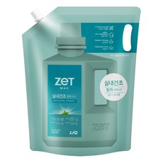 LiQ Z-Max 室內晾乾除臭強力凝膠 柑橘薄荷香 液體洗衣精 補充包, 1個, 1.8L