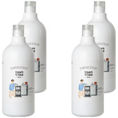 SHINE makers 安心清洗洗碗機專用液體清潔劑, 1L, 4個