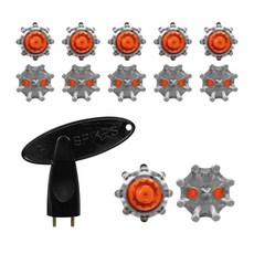 Teyond 高爾夫球鞋專用鞋釘環 12p + 交換扳手組 1 Q-Lock 類型 J103, A(J105), 1組