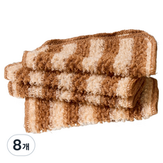 豐富泡沫玉米纖維菜瓜布, 1入, 8個