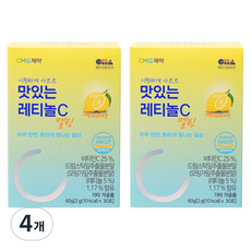 씨엠지제약 맛있는 멜팅 레티놀C, 4개, 30회분