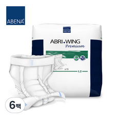 아베나 남녀공용 케어 벨트형 성인기저귀, 대형, 15개입, 6개