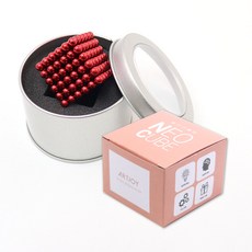 ARTJOY NeoCube 5mm + 鐵盒 + 紙盒, 紅色
