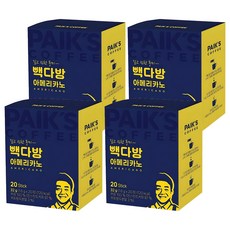 PaikSCoffee 美式咖啡條咖啡, 1.6g, 4個, 20入