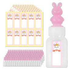 토끼 약병 12cc + 스티커 100p 세트, 200개