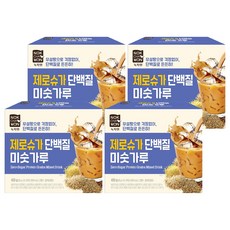 녹차원 제로슈가 단백질 미숫가루, 400g, 4개