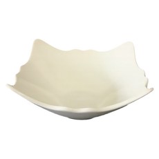 TATUNG 大同磁器 強化瓷器角型深缽, 白色, 1個
