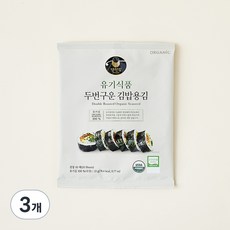 만전김 유기식품 구운 김밥김 10매, 22g, 3개