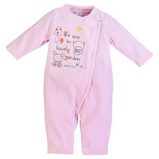 vivibaby 斜開絨毛連身衣