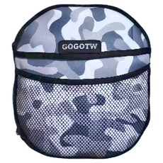 GOGOTW 台灣狗狗 增厚款巧納袋 3.5mm厚 乾式潛水布, 白迷彩, 1個