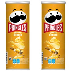 PRINGLES 品客 洋芋片 香濃起司口味, 102g, 2罐