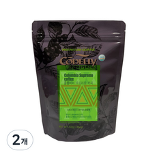 CODELLY COFFEE 哥倫比亞Supremo原豆研磨咖啡, 咖啡機, 200g, 2個