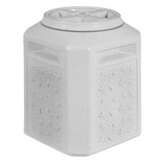 Petmate 美國 GAMMA2 天然糧儲存桶 不含雙酚A 防潮防蟲 氣密佳, 白色, 1個