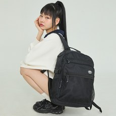 morning glory Campus Mate 後背包, 黑色