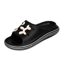 U.SEVEN 男女通用 DM Halo 拖鞋, 黑色, 270