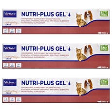 Virbac 維克 Nutri-Plus Gel 克補軟膏 120.5g 貓狗適用, 高能量補給品, 3條