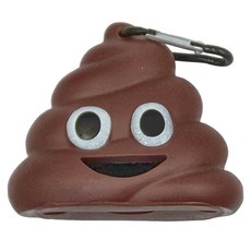 ROYALLIN 蘿林嚴選 寵物拾便袋收納包 + 垃圾袋 5捲 9 x 8 x 5cm 100g, 棕色, 1入, 1組