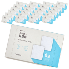 Hanskin 面部化妝棉, 80片, 25盒