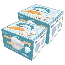 ataraxis 興安 三麗鷗幼童3D鋼印醫療口罩 大耳狗甜筒款, 顏色隨機, 50片, 2盒