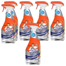 威猛先生 廚房淨油泡沫 噴清瓶, 500g, 6瓶