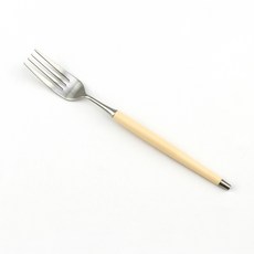Bogen Le Bien 緞面餐具 餐叉, 1個, 米色