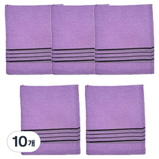 Soflen 去角質巾, 1入, 深紫色, 10個