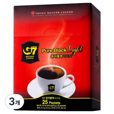 G7 퓨어블랙 라이트 원두커피믹스, 900mg, 25개입, 3개