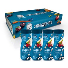 거버 퍼프 과자, 딸기사과, 42g, 4개