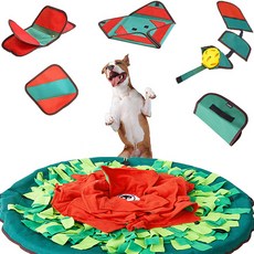 Sniffiz 寵物藏零食玩具 80*80cm+拼圖 5入組, 混色, 1組