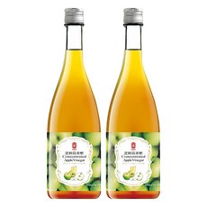 e.Ben 一本 濃縮蘋果醋 玻璃瓶精裝盒 500ml, 2瓶