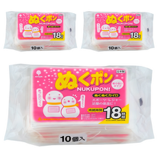 코쿠보 포켓형 18시간 핫팩 10p, 3개