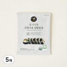 [만전김] 유기식품 구운 김밥김 (10매), 22g, 5개